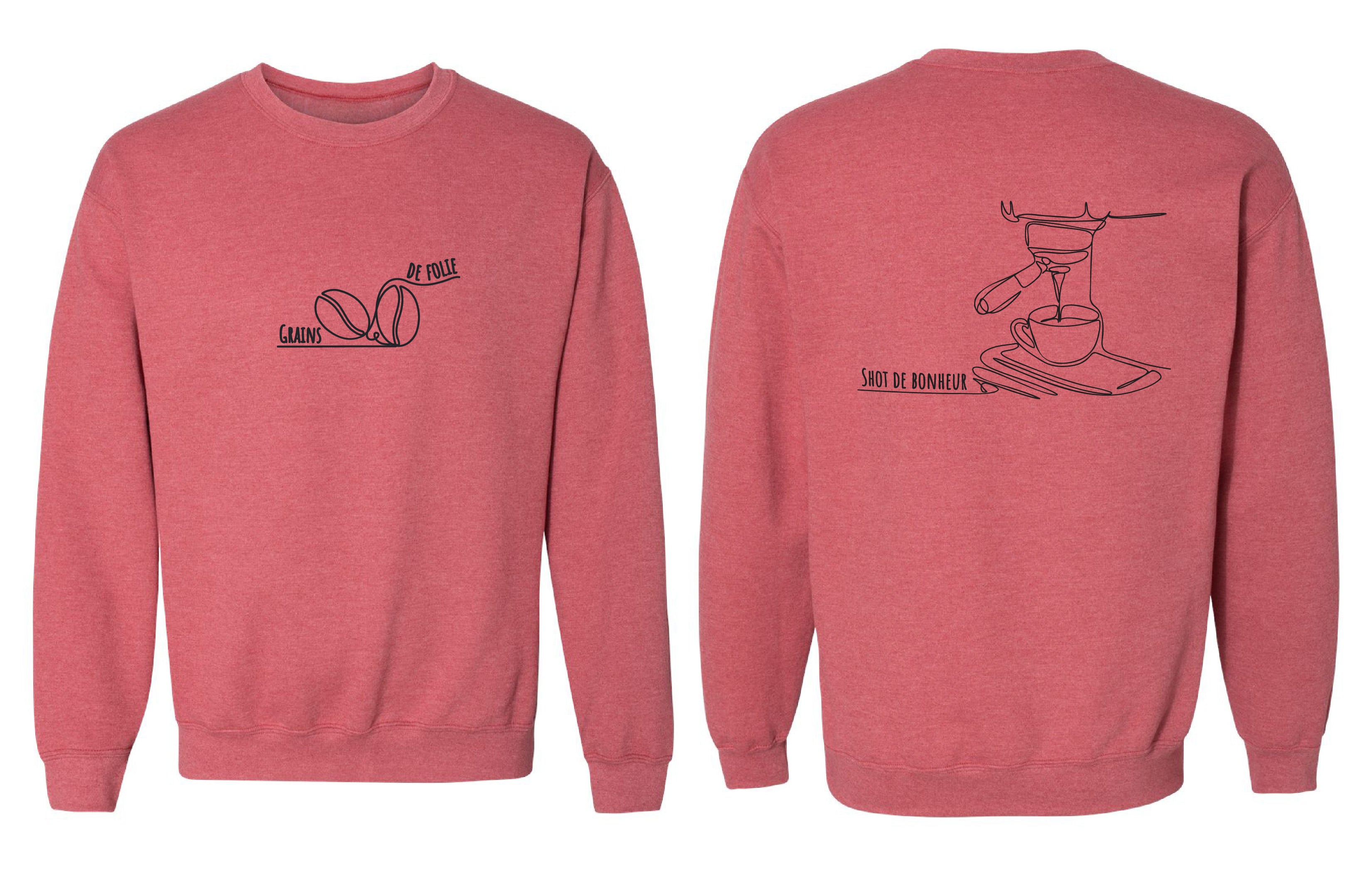 Chandail molletonné Shot couleur sable - Boniska Atelier