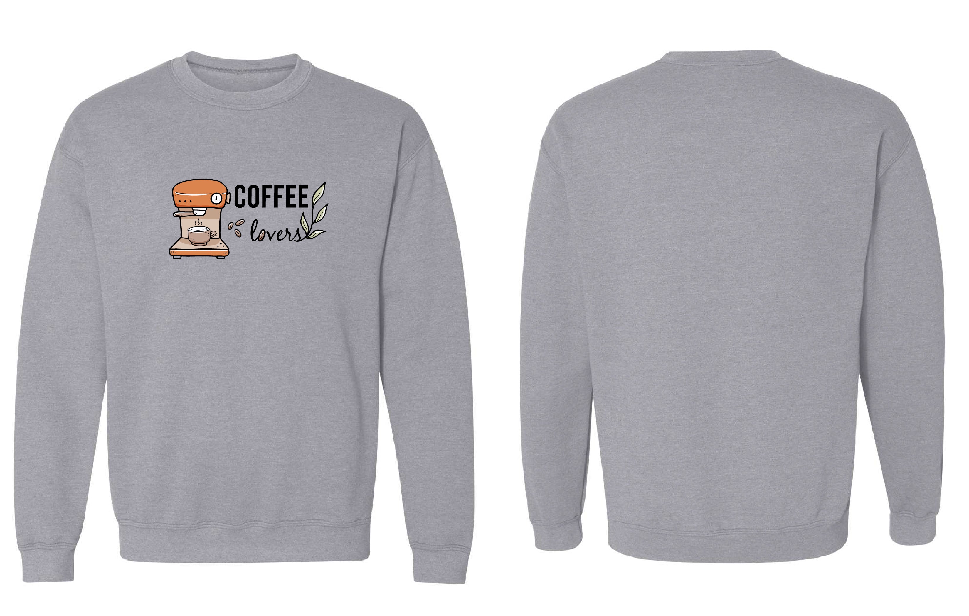 Chandail molletonné Coffee couleur vert-millitaire - Boniska Atelier