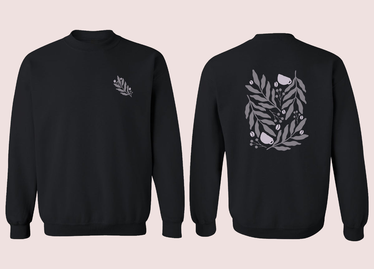 Café floral - Crewnecks