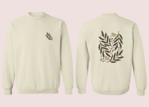 Café floral - Crewnecks