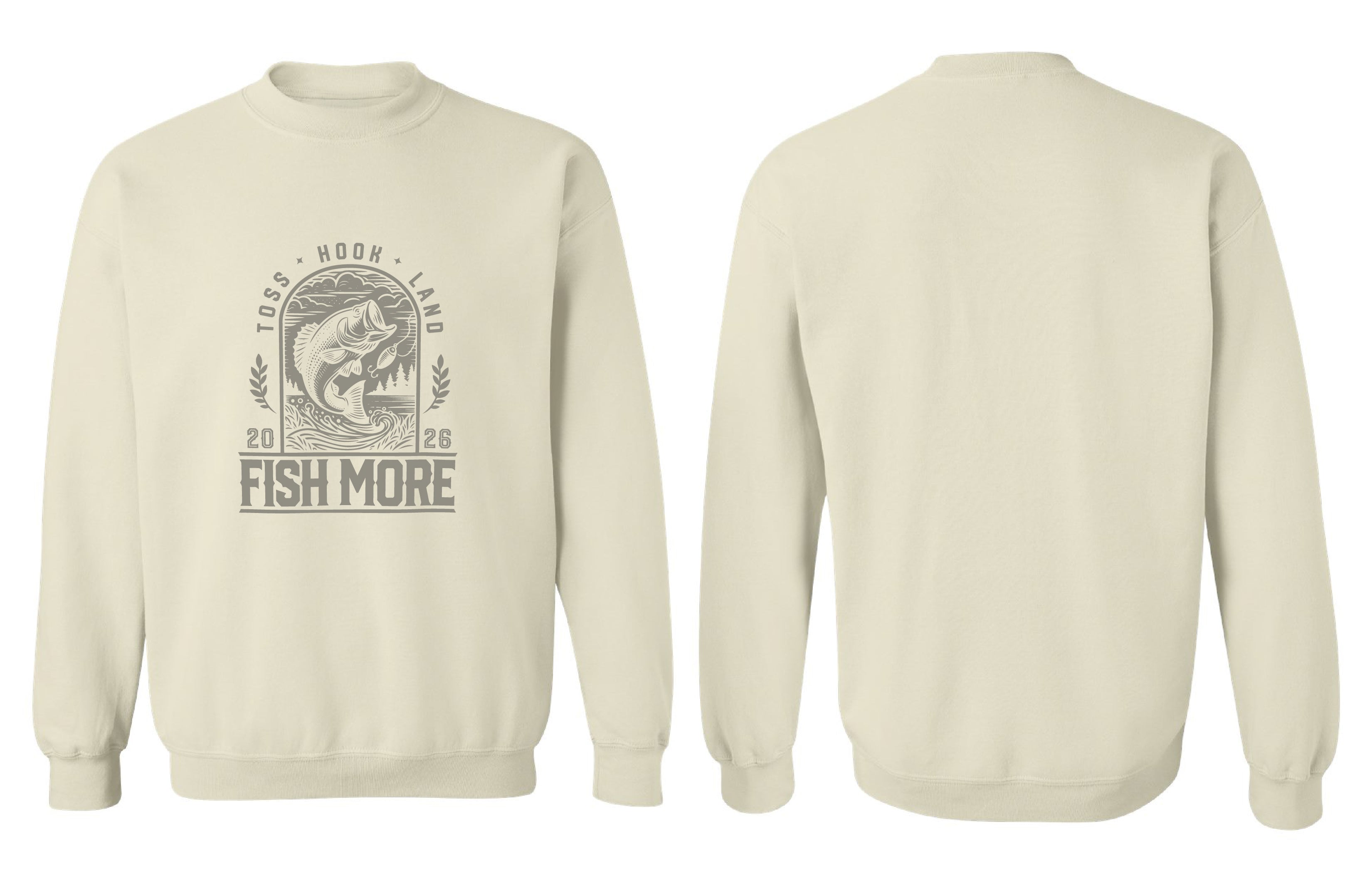 Chandail molletonné Fish couleur noir - Boniska Atelier