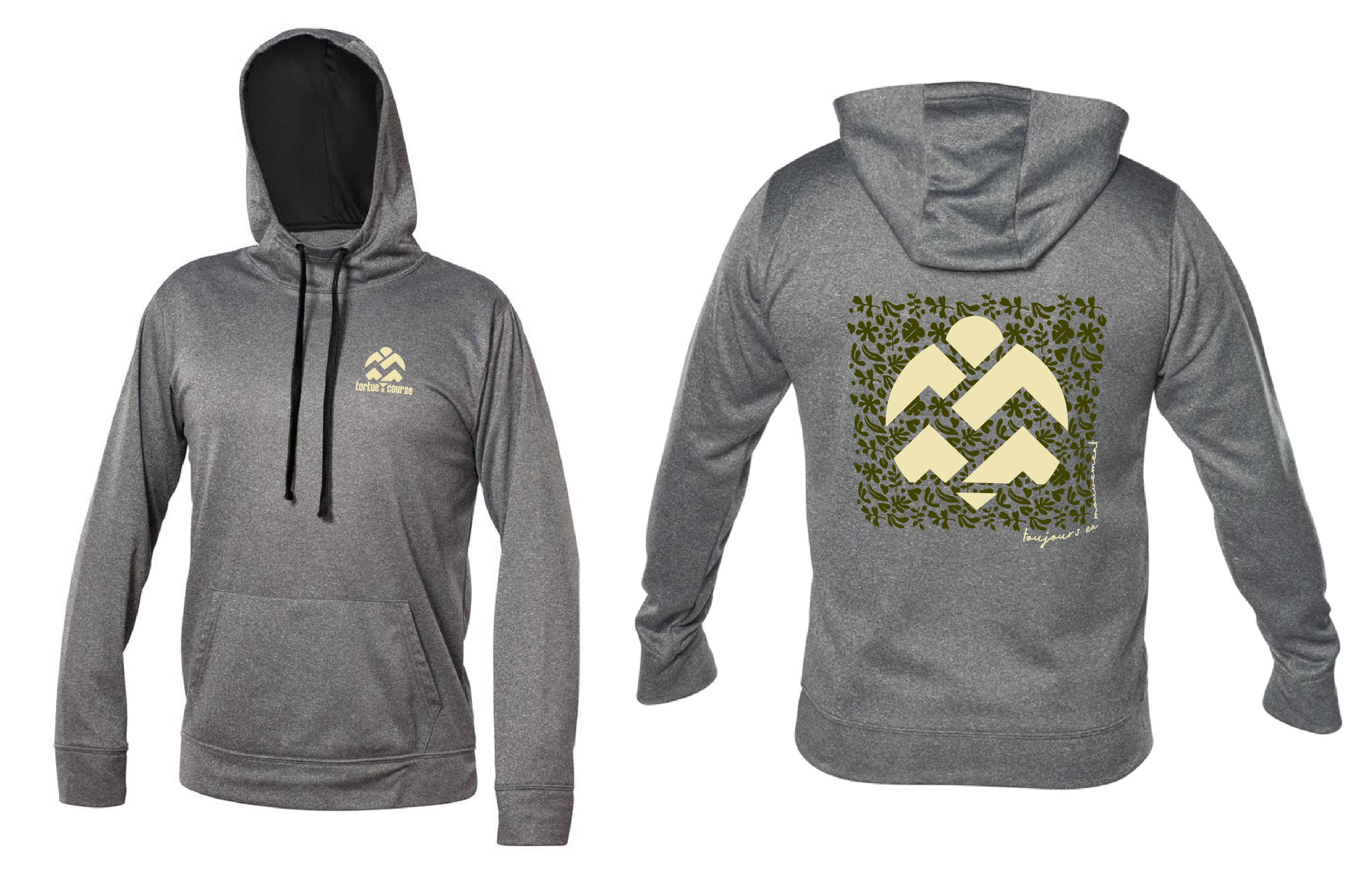Hoodie - Tortue de course - Feuillage