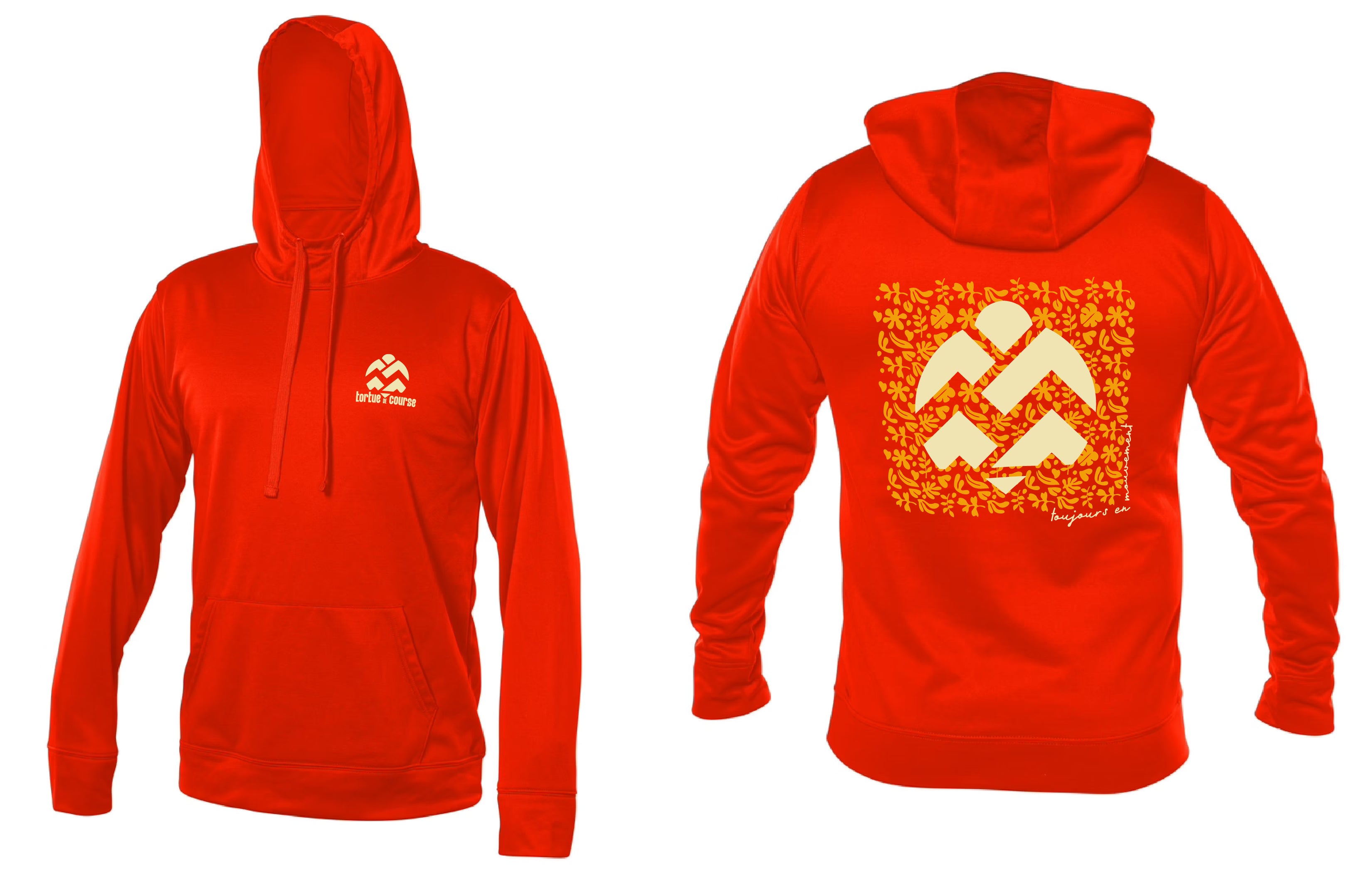 Hoodie - Tortue de course - Feuillage