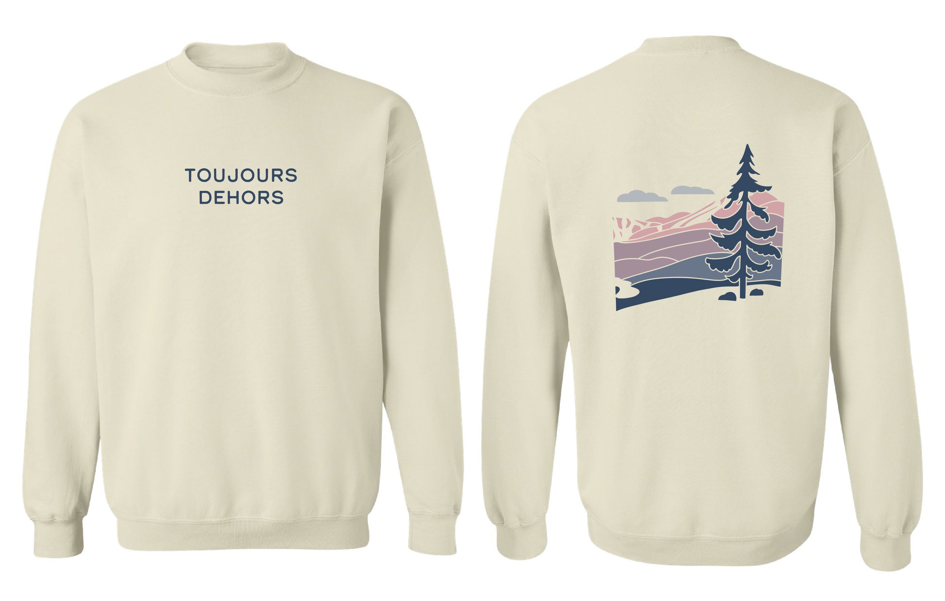 Chandail molletonné Toujours couleur sable - Boniska Atelier