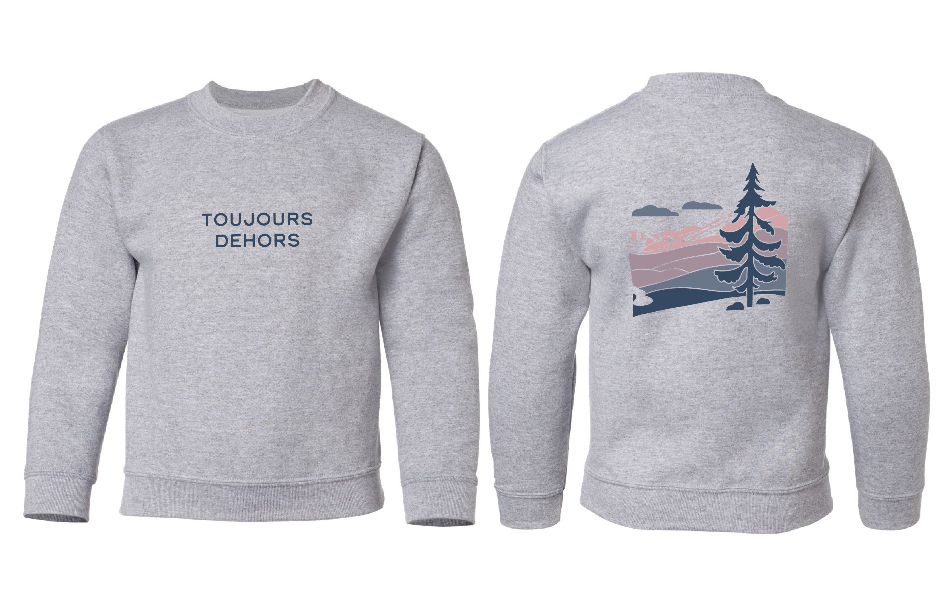 Chandail molletonné Toujours couleur rose - Boniska Atelier