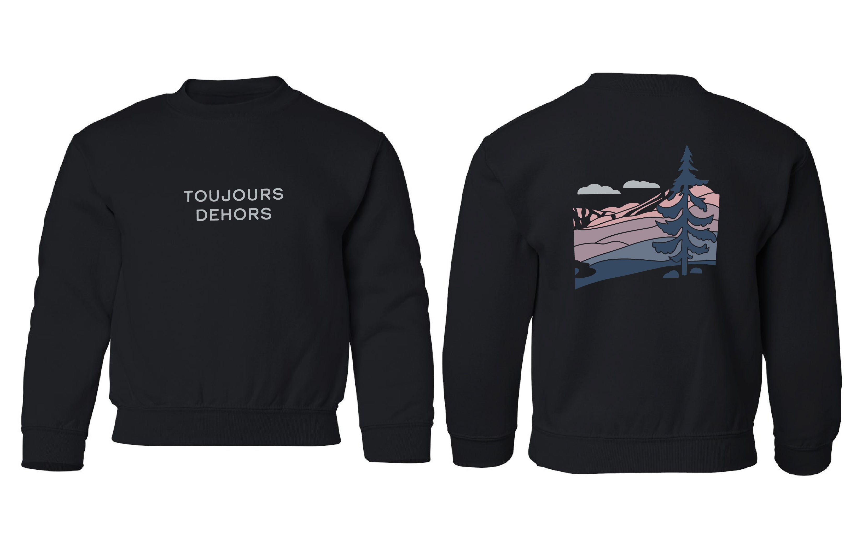 Chandail molletonné Toujours couleur gris - Boniska Atelier