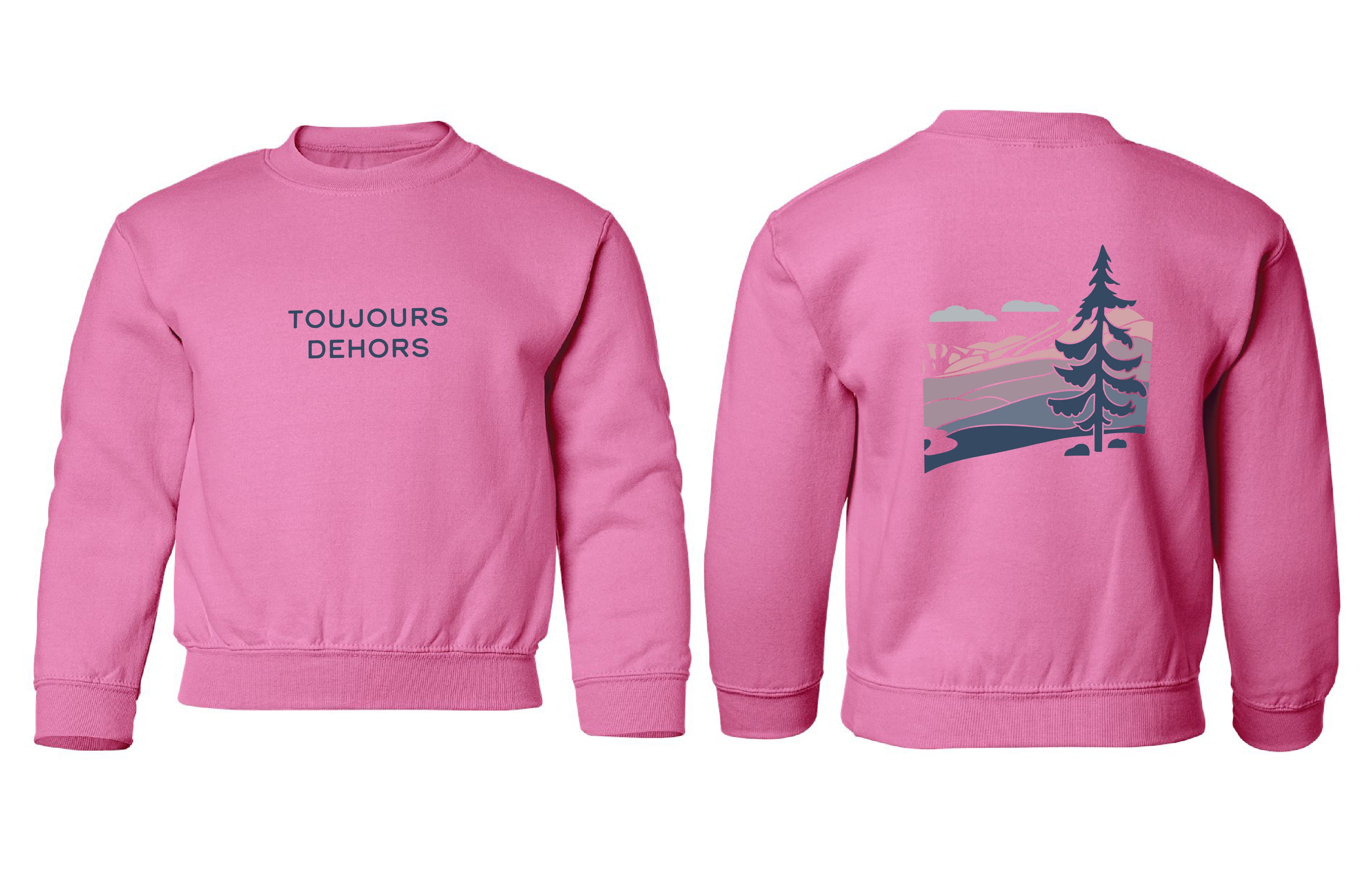 Chandail molletonné Toujours couleur vert-foret - Boniska Atelier