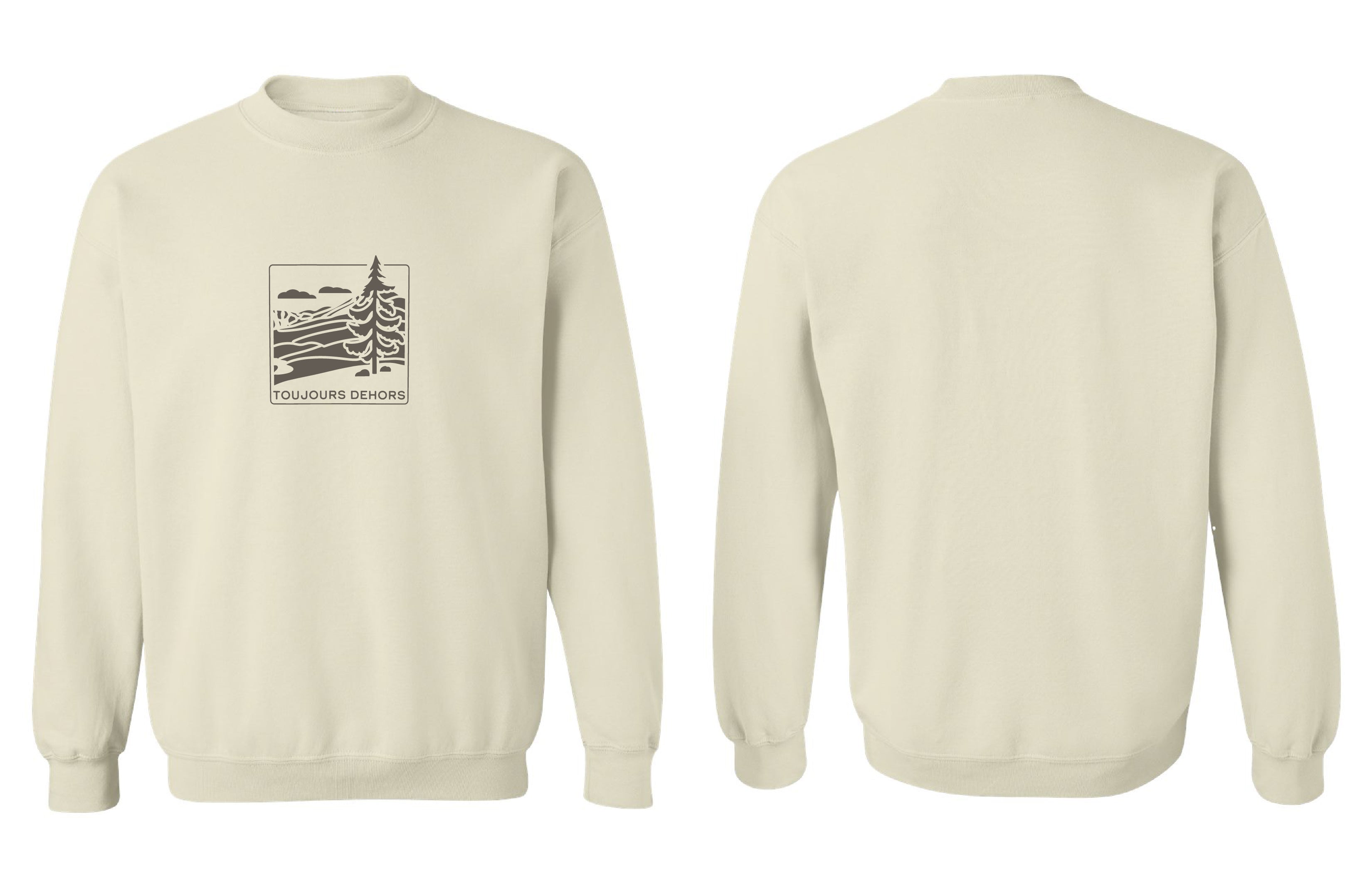 Chandail molletonné Toujours couleur sable - Boniska Atelier